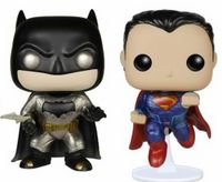 0 Batman vs Superman Metallic Toys R Us DC Universe Funko pop